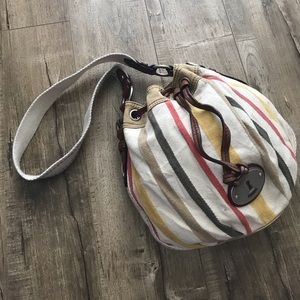Fossil bucket bag